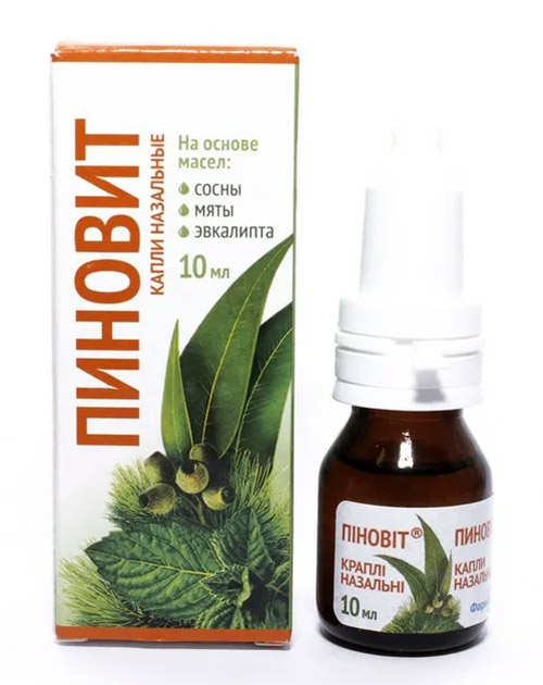 Пиновит, капли в нос, 10мл/Pinovit nasal drops, 10ml  Пиновит, капли в нос, 10мл/Pinovit nasal drops, 10ml